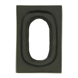Fennco Styles Rectangle Aluminum Napkin Rings, Set of 4 - Black Metal Decorative Napkin Holders for Home, Dining Room, Banquet, Family Gathering, Holiday and Special Occasion