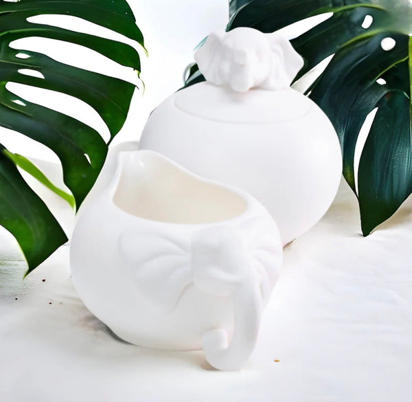 Elephant Creamer & Sugar Set