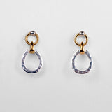 Equinox - Equestrian Horseshoe Earring Two Tone