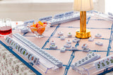 THE CHINOISERIE SET -  MAHJONG TILES: BREEZY BLUE