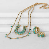 Prism - Linea Turquoise Equestrian Earring