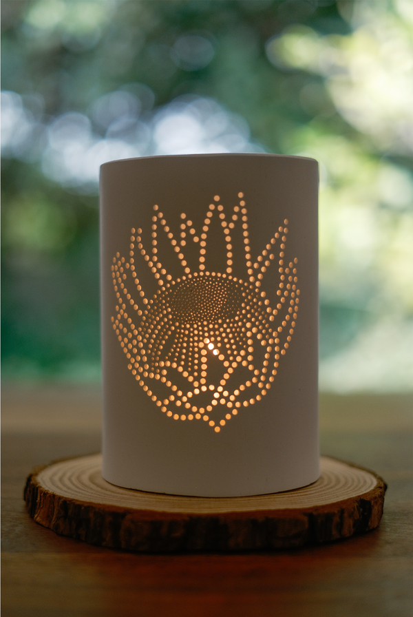 Handmade PVC Tea light / Candle Holder – African Design Collection