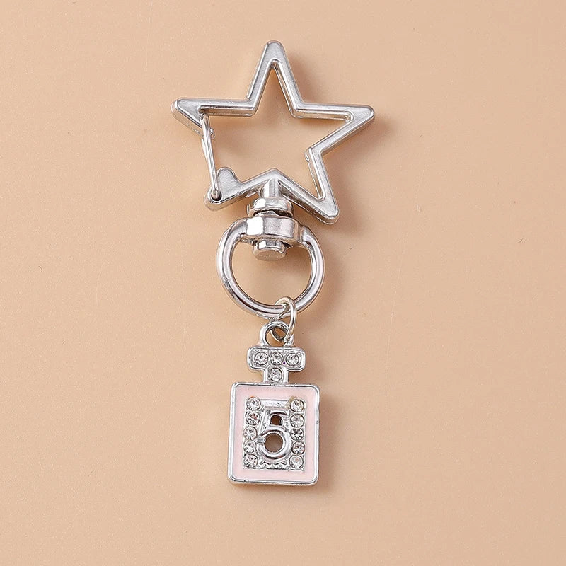 Beachy Heart Keychain Charm