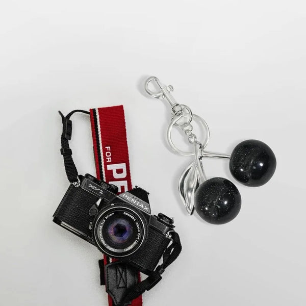 Cherry Bag Charm Keychain