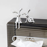 Whimsical Rabbit Statue Decor