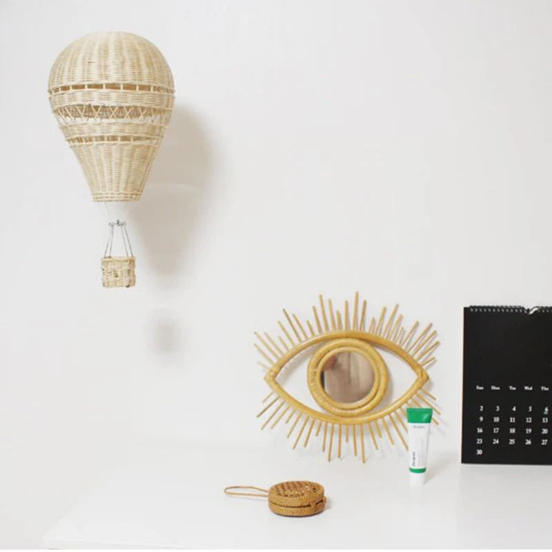 Hand-Woven Rattan Balloon Decor