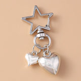 Beachy Heart Keychain Charm