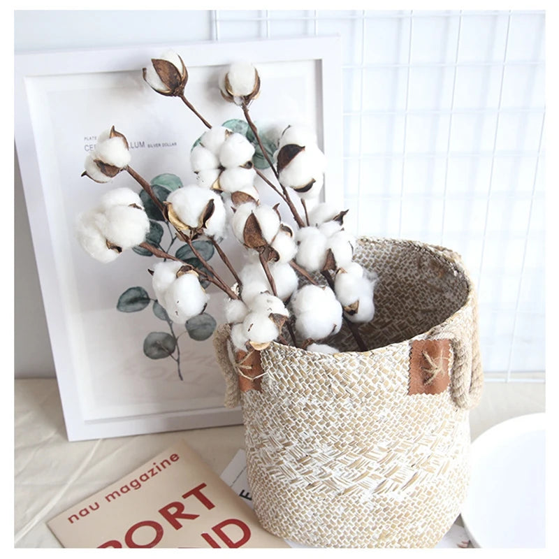 Realistic Cotton Floral Branches