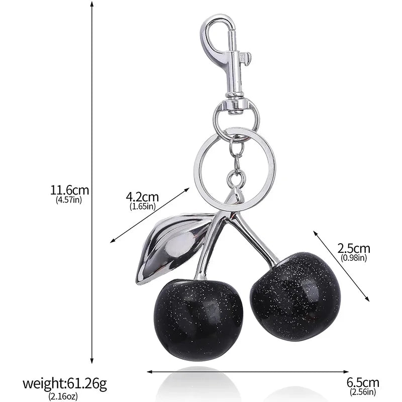 Cherry Bag Charm Keychain