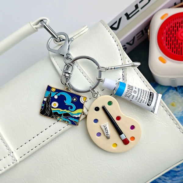 Van Gogh Starry Night Keychain