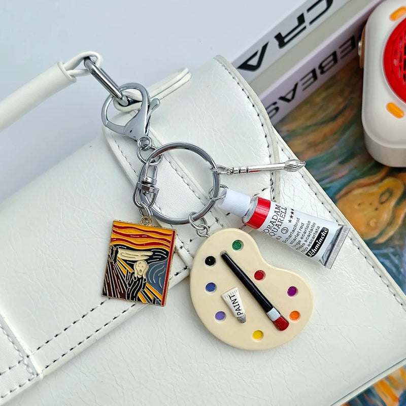 Van Gogh Starry Night Keychain