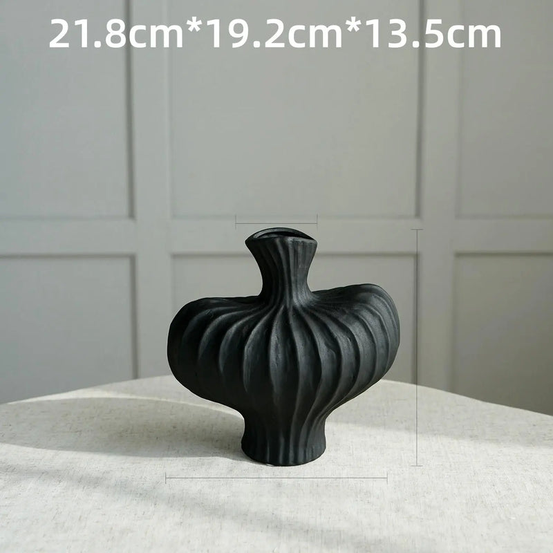 Luxury Irregular Vase: Ceramic Elegance