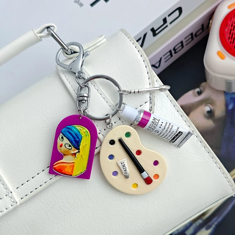 Van Gogh Starry Night Keychain