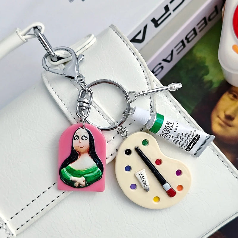 Van Gogh Starry Night Keychain