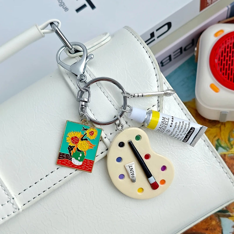 Van Gogh Starry Night Keychain