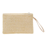 Boho Chic Straw Clutch