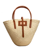 PALM CONE TOTE IN TAN