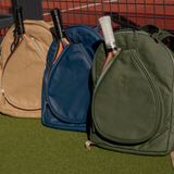 Padel Leather Backpack – Green