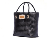MANZINI SHOPPING TOTE - BLACK