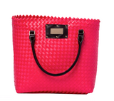 MANZINI SHOPPING TOTE IN RED