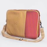 15” Essential Laptop Bag – Laminated Fabric & Leather