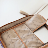 15” Essential Laptop Bag – Laminated Fabric & Leather