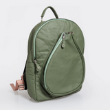 Padel Leather Backpack – Green