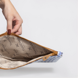 Kids Doodle Pencil Pouch | Pink Cheetah Laminated Fabric