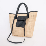 Maia Bag – Raffia Weave & Leather