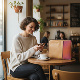 15” Essential Laptop Bag – Laminated Fabric & Leather