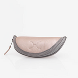 Champagne Leather Glasses Case | Genuine Leather