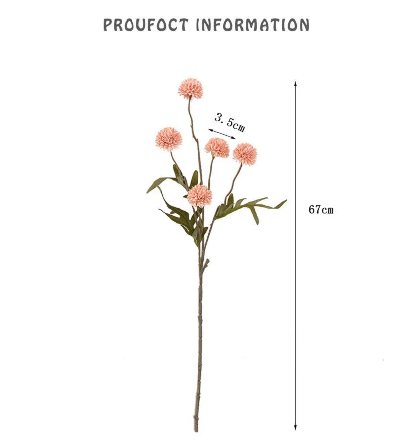 Dandelion Silk Flower Bouquet