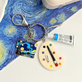 Van Gogh Starry Night Keychain