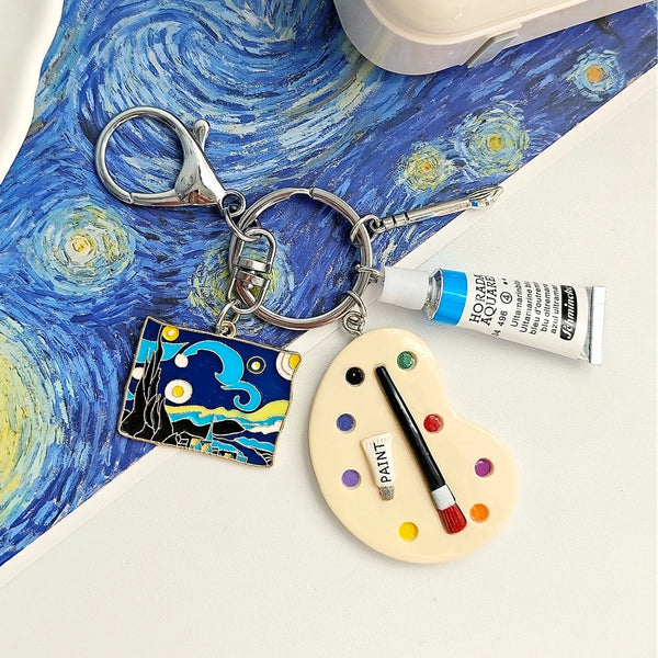 Van Gogh Starry Night Keychain