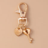 Beachy Heart Keychain Charm