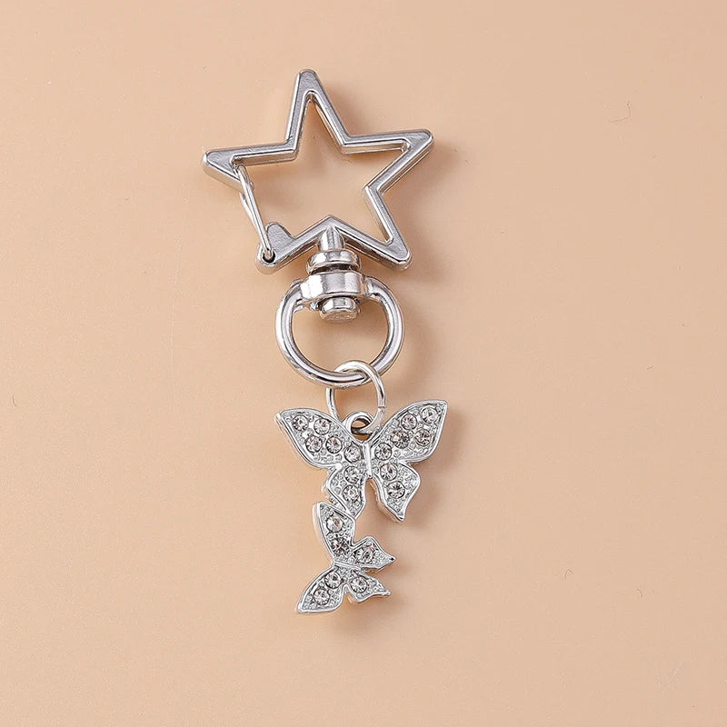Beachy Heart Keychain Charm