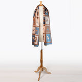 Hunt Club -  Equestrian Motif Luxe Shawl