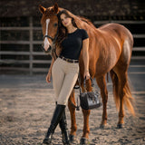 Cassidy - Luxury Leather Bucket Handbag in Cognac