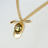Derby Day - Jockey Necklace in Gold