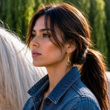Odeza - Wrap Around Horse Bit Bracelet in Gold