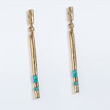 Prism - Linea Turquoise Equestrian Earring