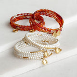 Prism - Pearl Pave Horseshoe Earring