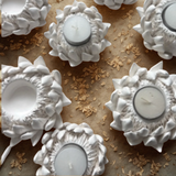 2 x Protea Candle & Tea light Holder